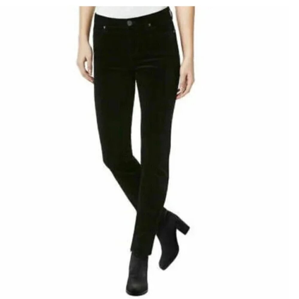 Buffalo David Bitton Corduroy Slim and Sculp Skinny Pants Black Size‎ 8/29